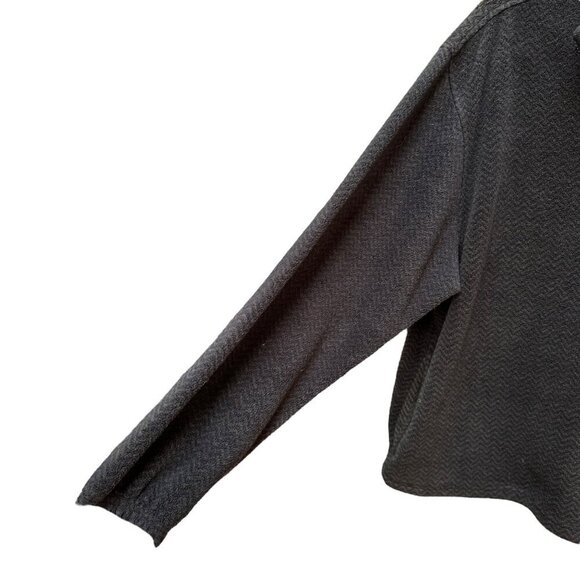 Izod Perform X Fleece Pullover Top‎ 1/4 Zip Pockets Gray Adjustable Mens Size M - Picture 4 of 7